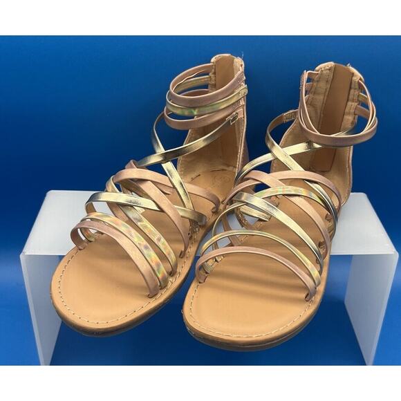 Cat & Jack shoes - strappy boot sandals - girls size 13 *Pre-Owned* Exc.cond. - Picture 1 of 7